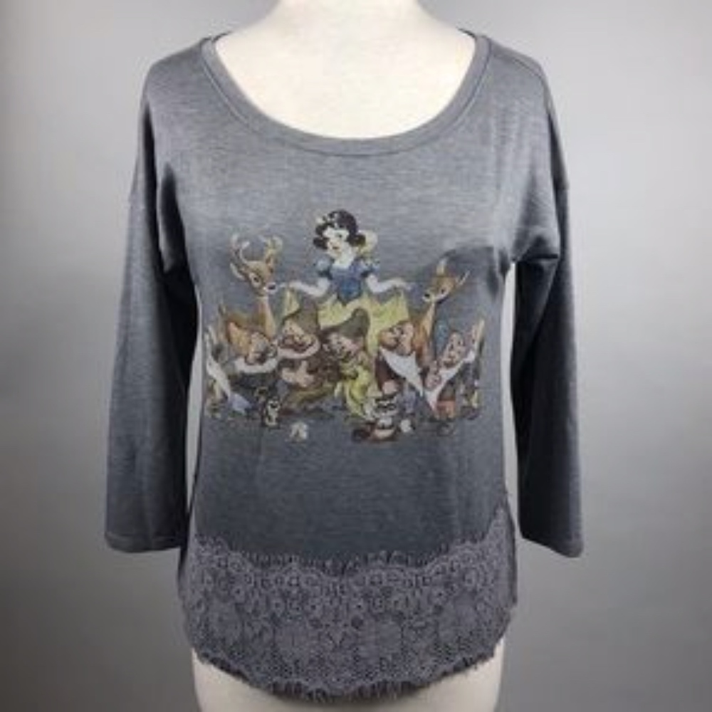 DISNEY Snow White by Lauren Conrad Graphic Top L - Picture 4 of 6